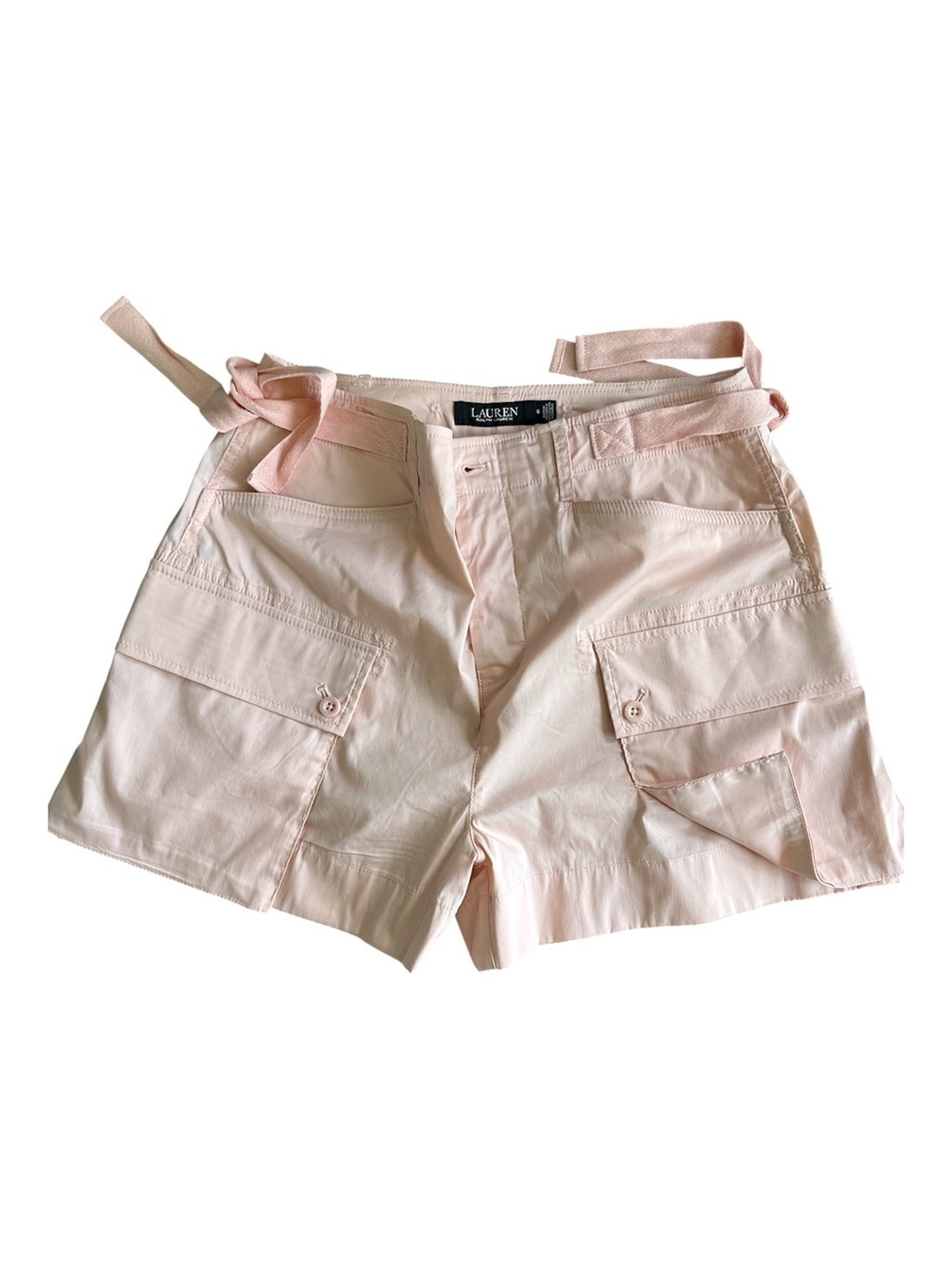 Lauren Ralph Lauren Pale Pink Cargo Shorts